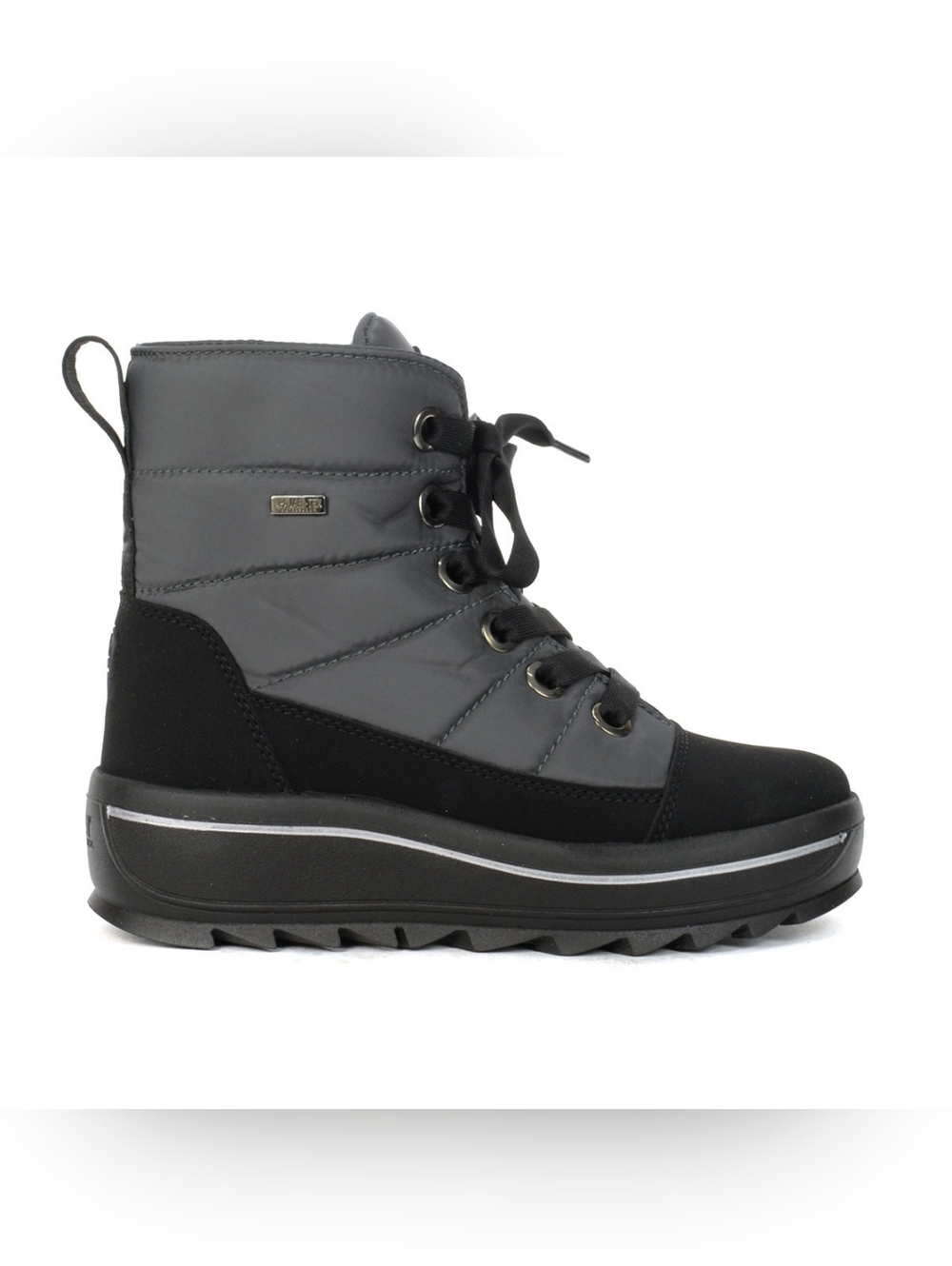Pajar Tyra Women's Black/Grey Insulated Winter Lace-Up Boot